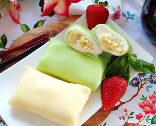 Bánh crepe kem sầu riêng siêu ngon