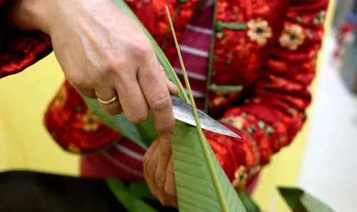 Cách gói bánh chưng không cần khuôn