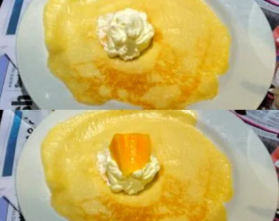 Cách làm crepe xoài ngon y như ở bên Thái