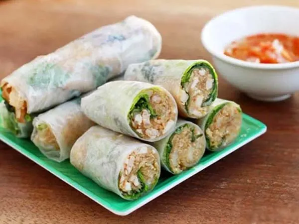 Cách làm món bì cuốn chay đơn giản, hấp dẫn