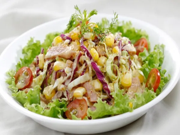 Cách làm Salad bắp cải xốt mè