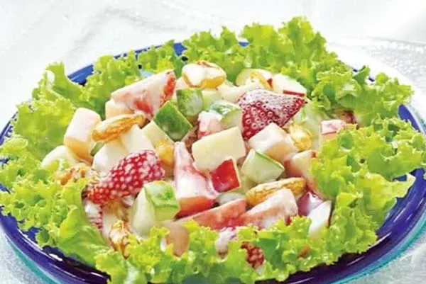 Cách làm salad hoa quả chuẩn nhất giúp đẹp da, thon dáng