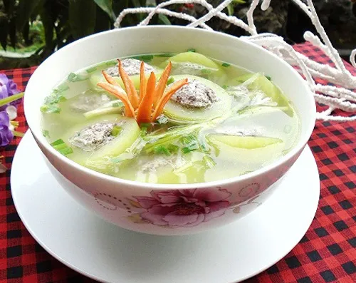 Canh bí đao nhồi thịt thanh mát