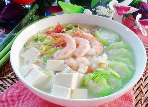 Canh mướp đậu hũ thanh mát ngon miệng