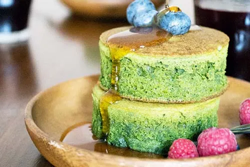 Công thức matcha pancake dáng cao nhìn là muốn… cắn