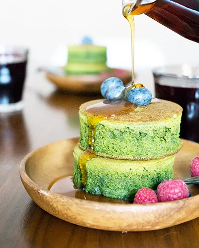 Công thức matcha pancake dáng cao nhìn là muốn… cắn